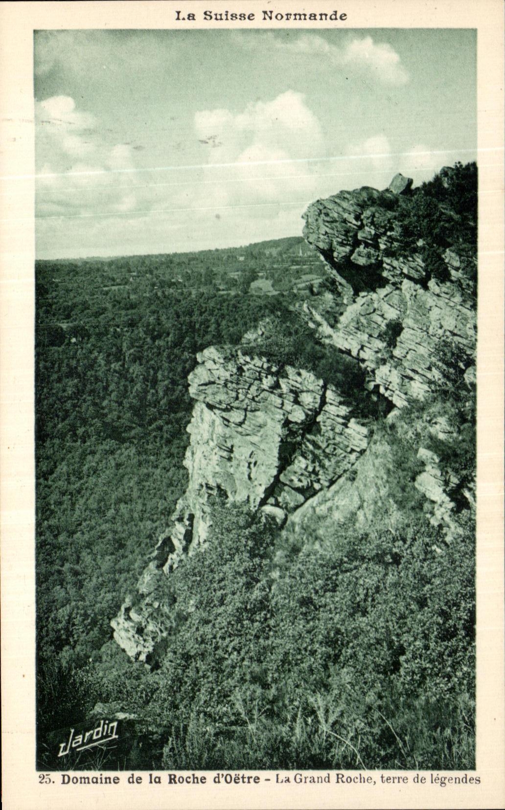 CPA Domaine de la Roche d'Oetre La Grand Roche terre de legendes Suisse Normande