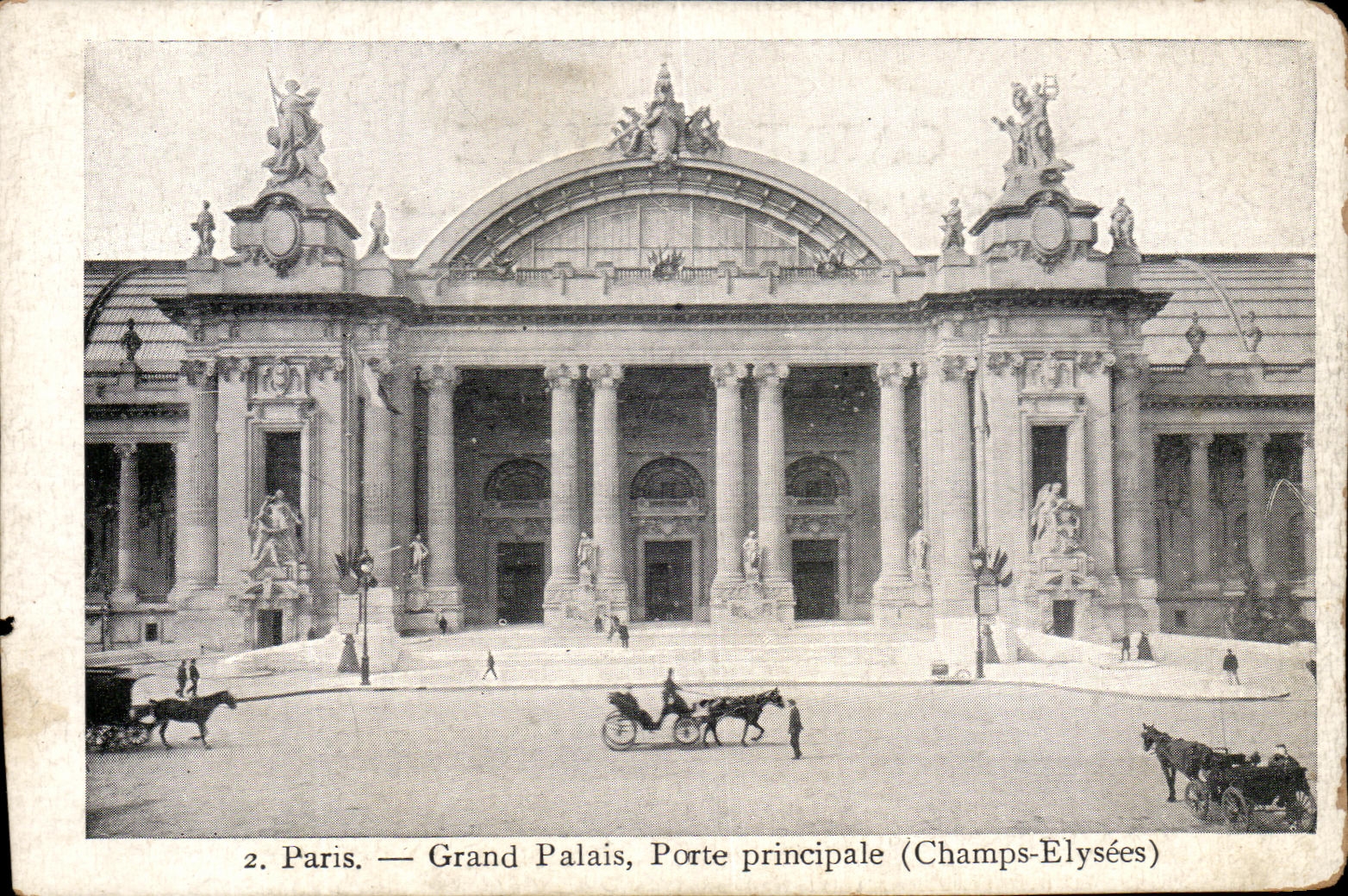 CPA Paris Grand Palais Porte principale