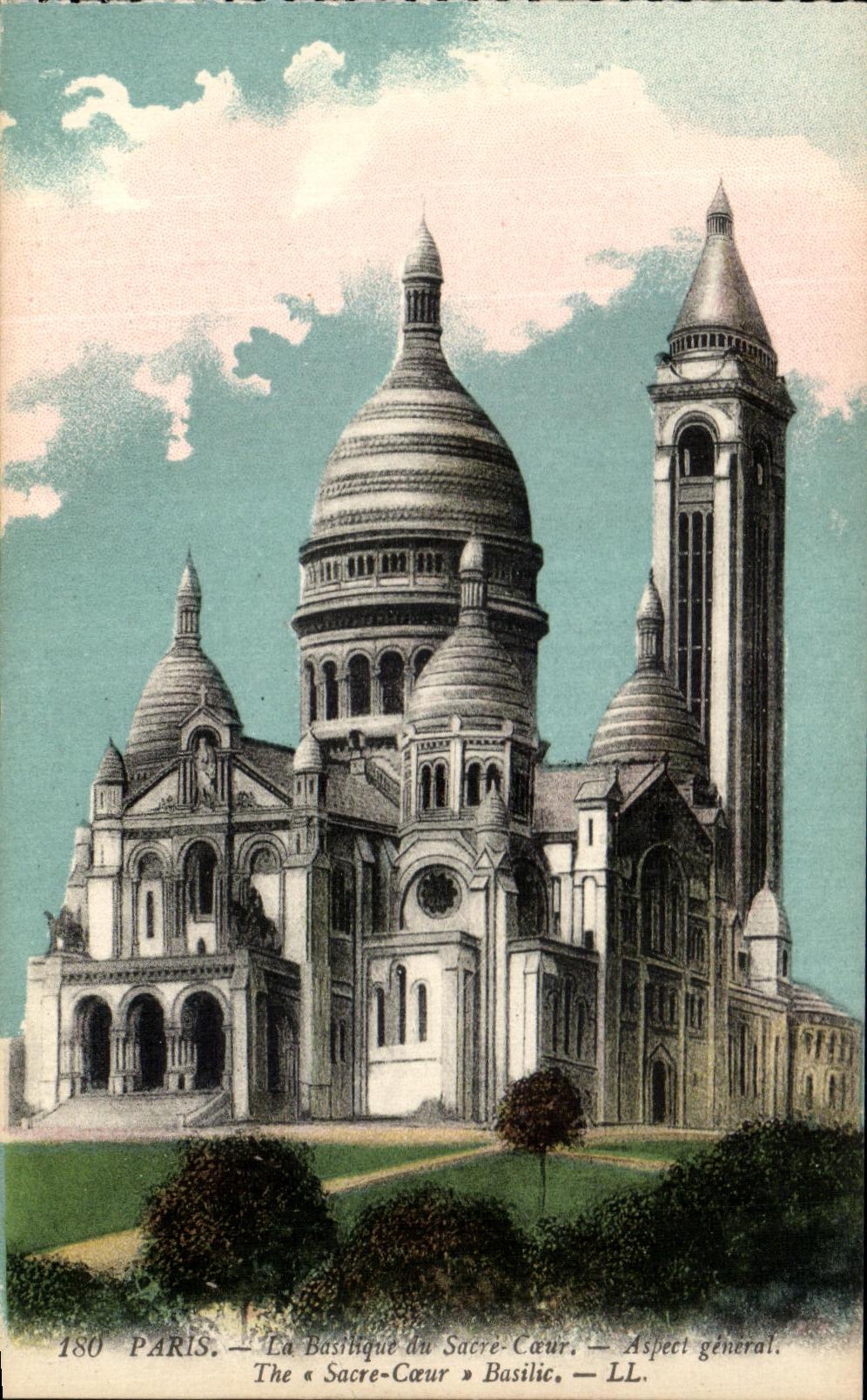 CPA Paris In Basilica of the Sacring Montmartre Heart
