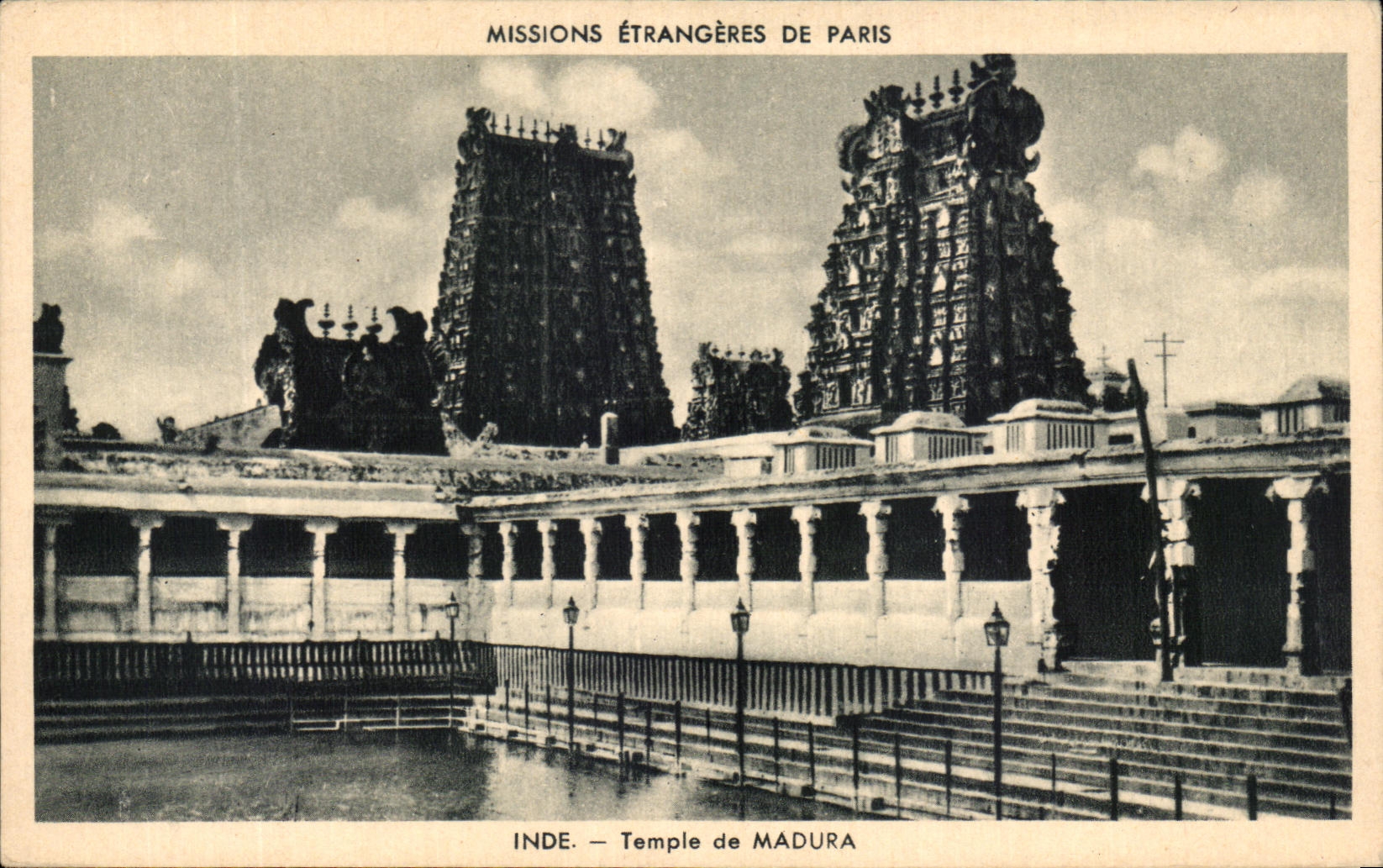 CPSM Missions Etrangeres De Paris Inde Temple de Madura