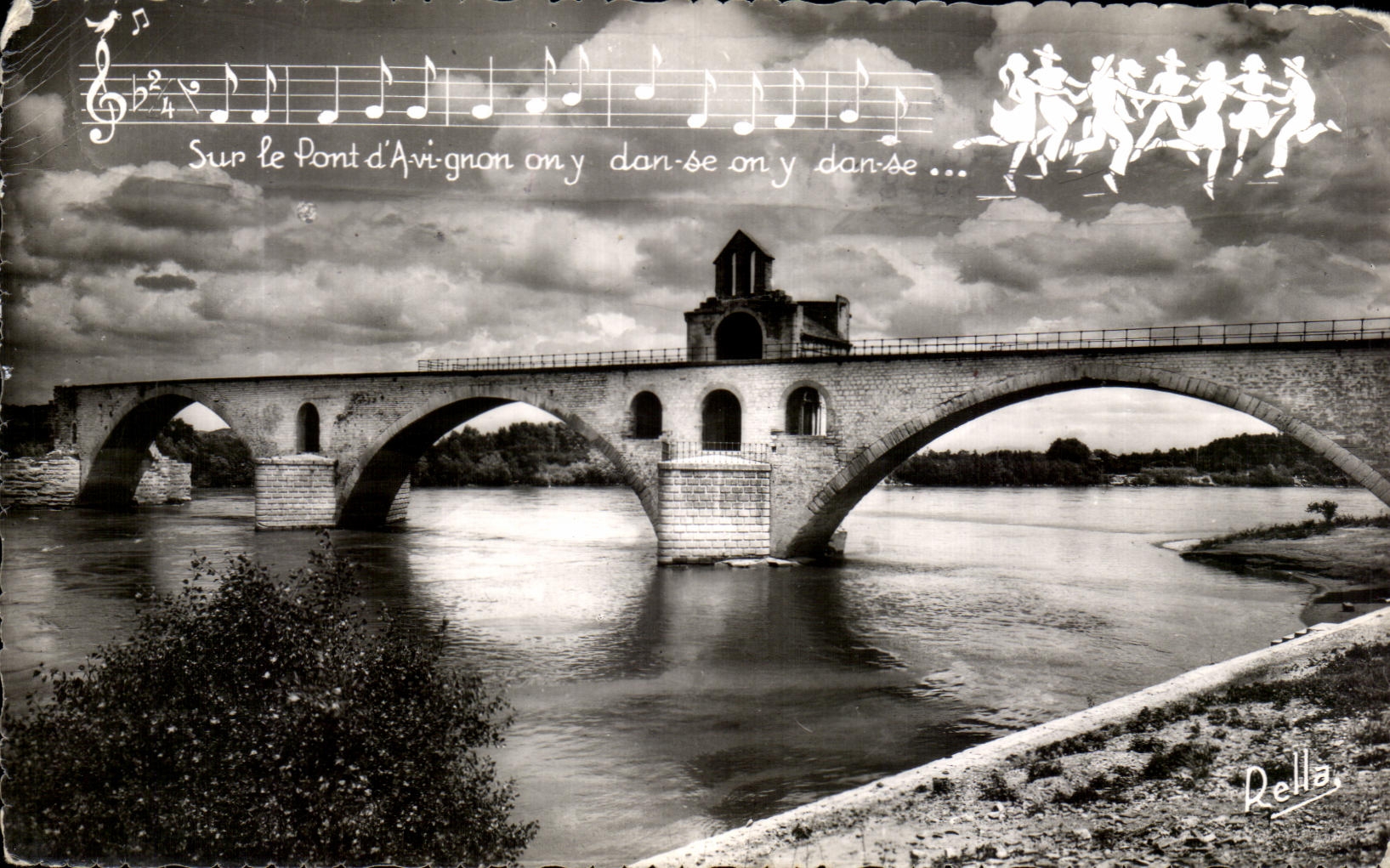 Vignon de CPA el puente