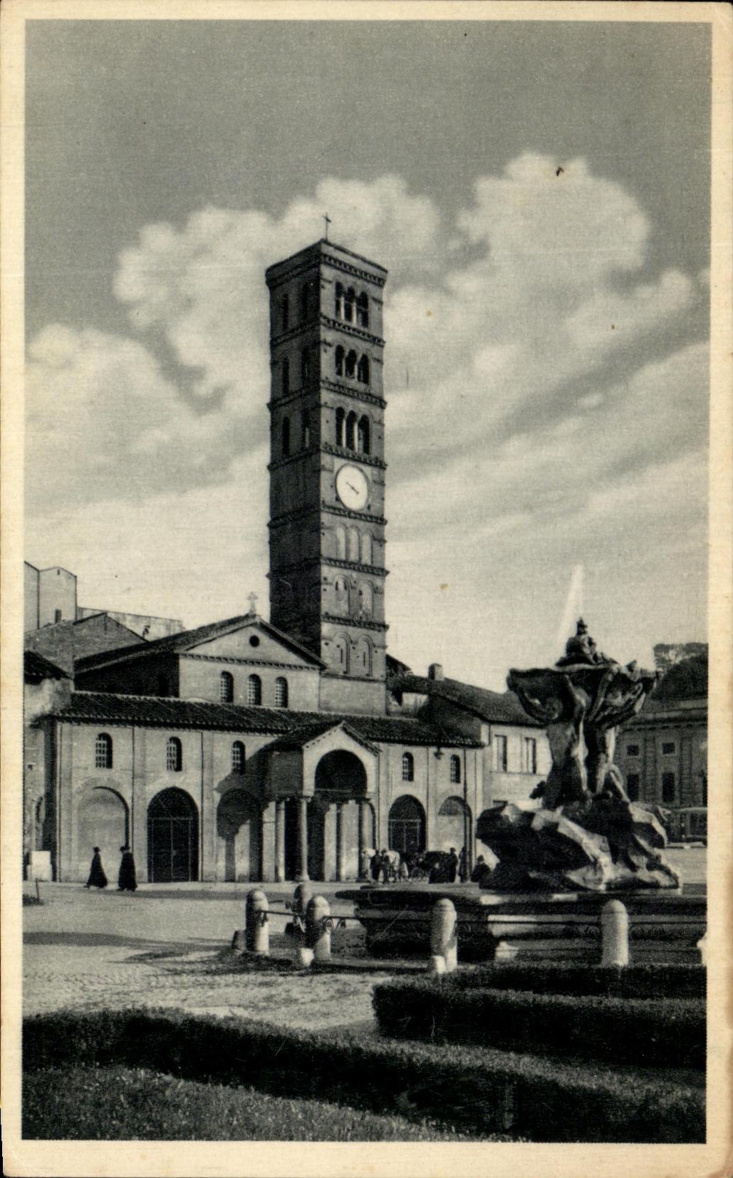 CPA Roma santa Maria in Cosmedin restitulta all antica forma