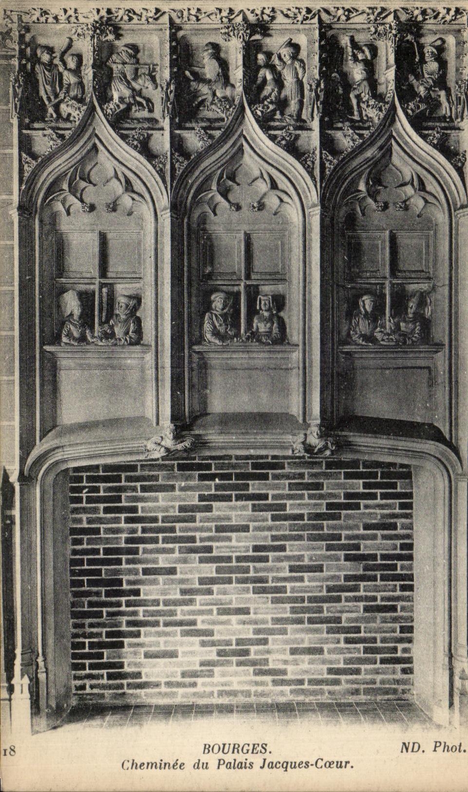 Chimenea de CPA Bourges del corazon de Jacqies del paladar