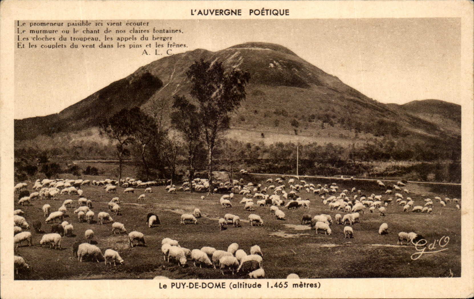 CPA L'Auvergne Poetique Le Puy De Dome