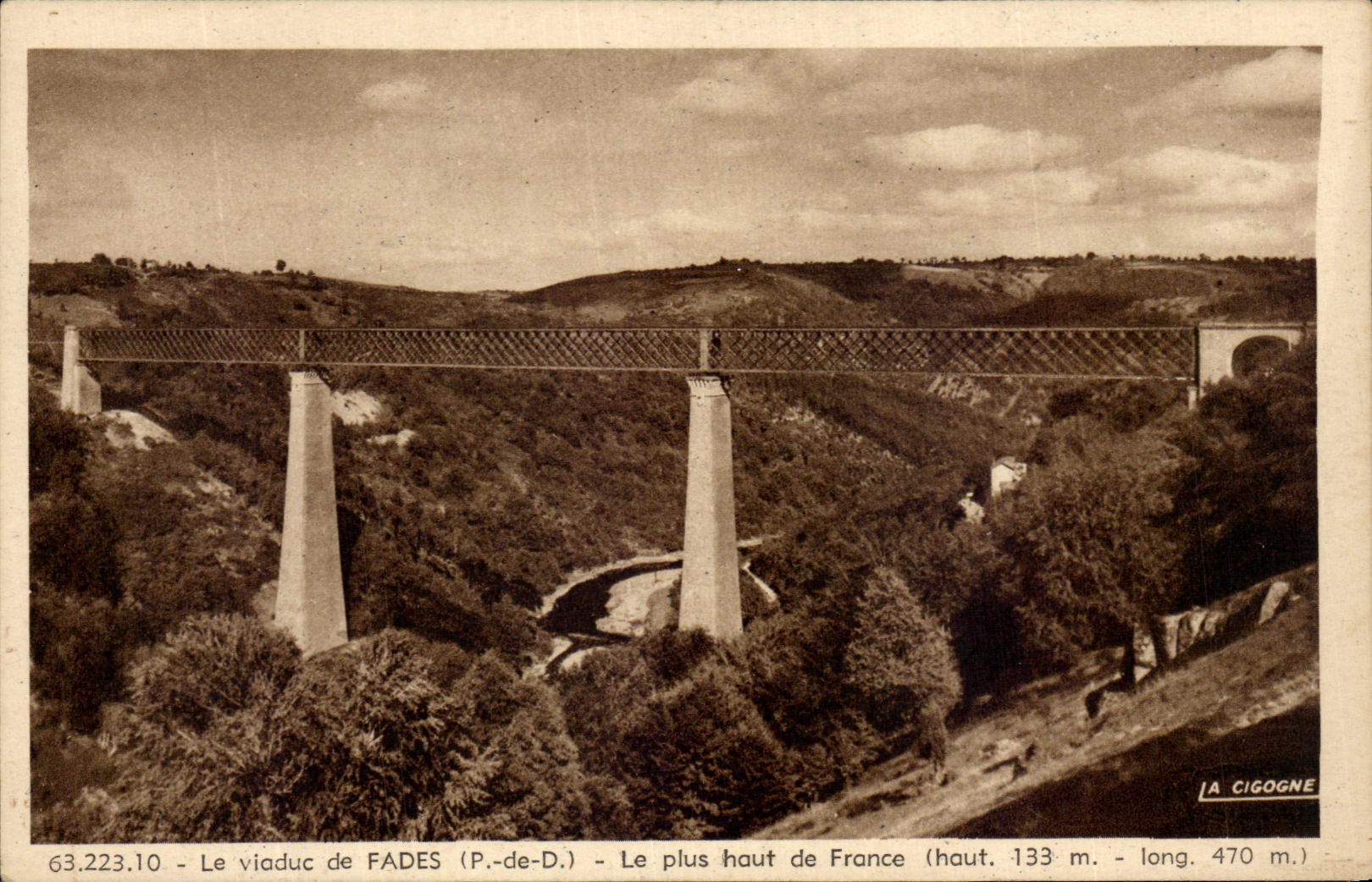 CPA the Insipid Viaduc De highest of France