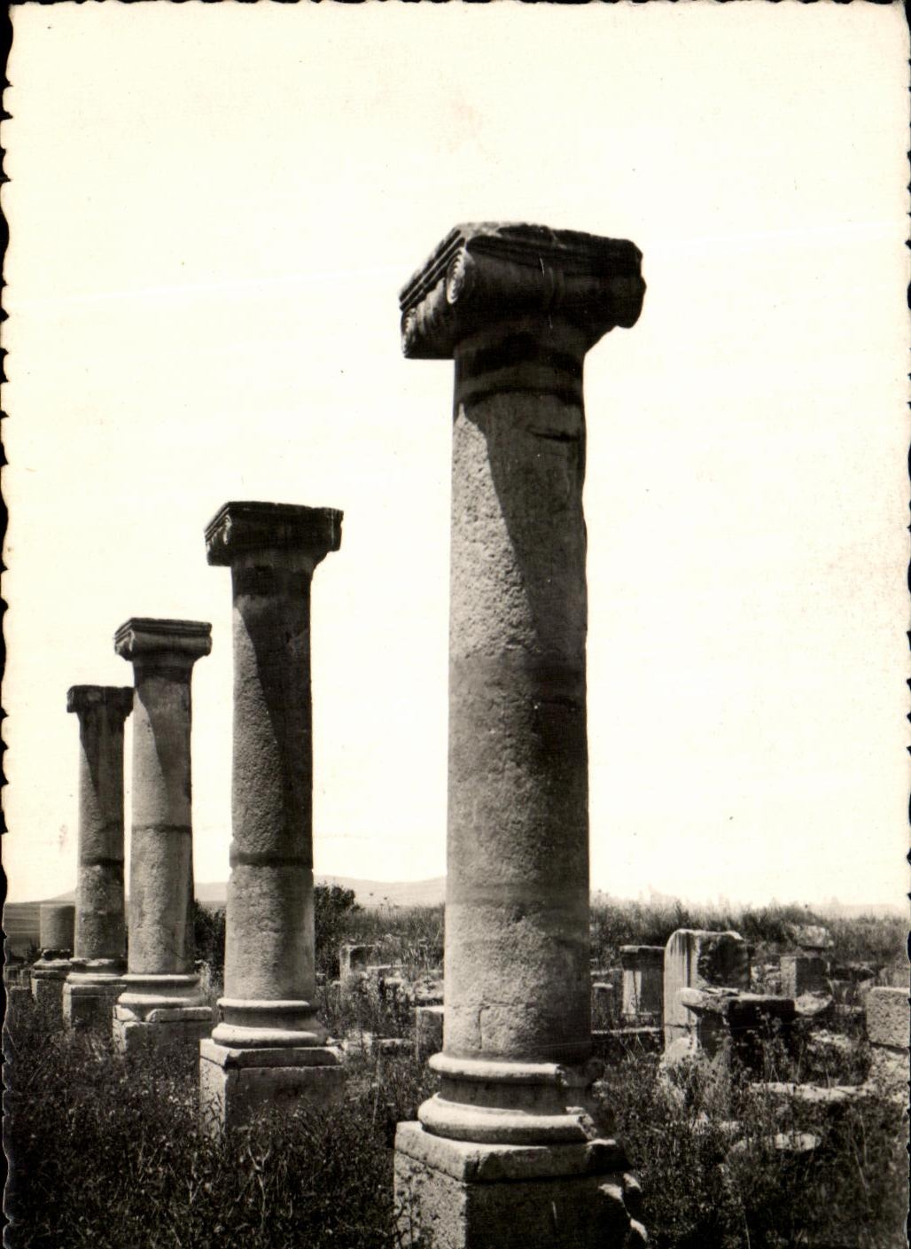 Ataque frontal de CPA Volubilis del paladar conocido en fecha Marruecos gordiano