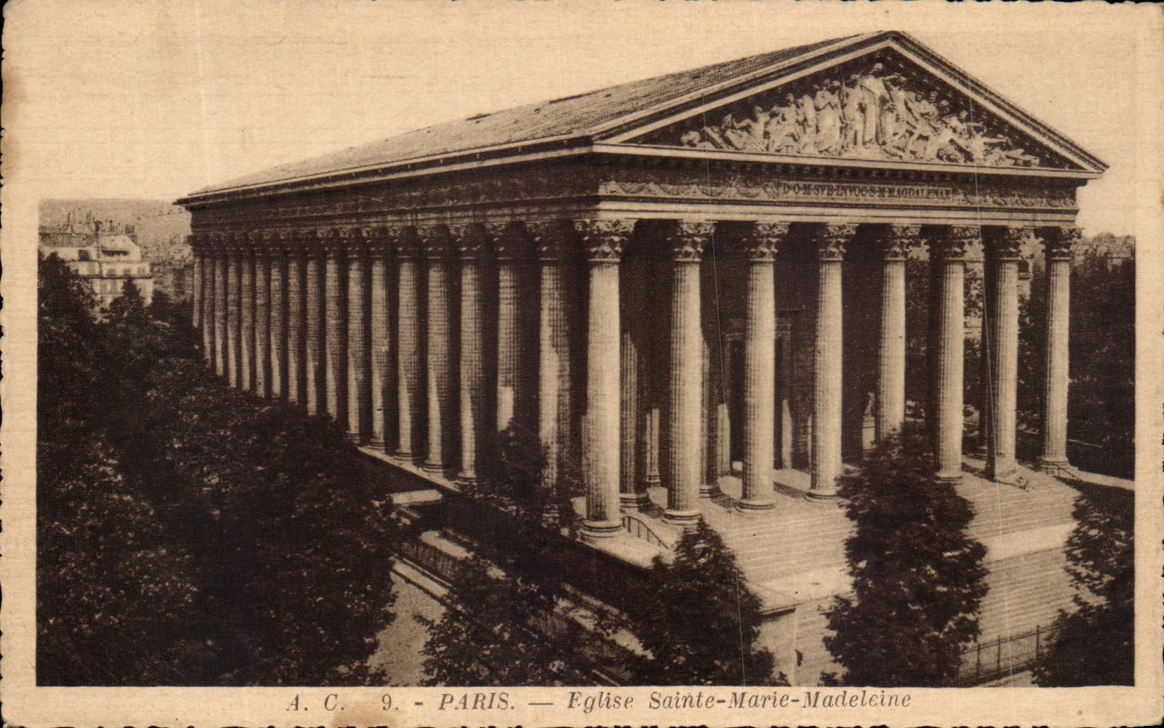 CPA Paris Eglise Sainte Marie Madelcine