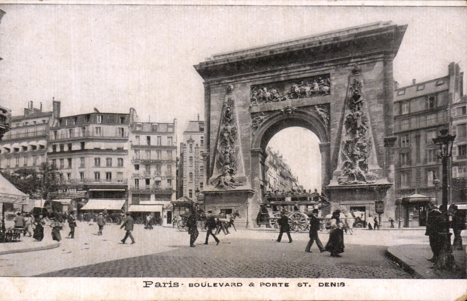 CPA Paris Boulevard et porte St Denis