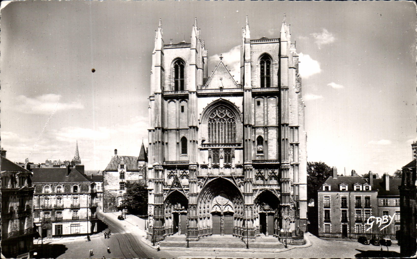 CPSM Nantes the Cathedral Places Saint Pierre