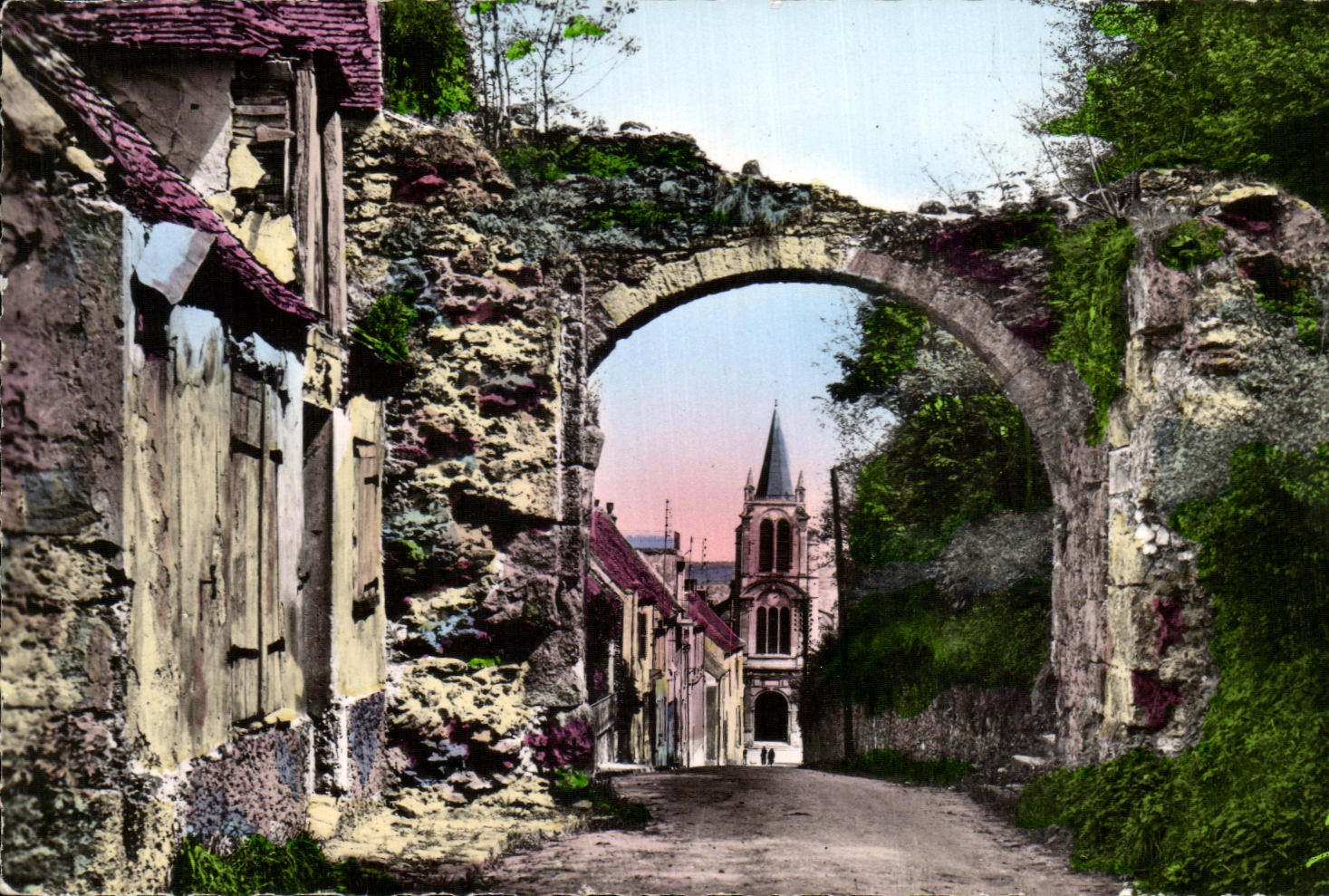 CPA Montfort L'Amaury Porte Bardoul