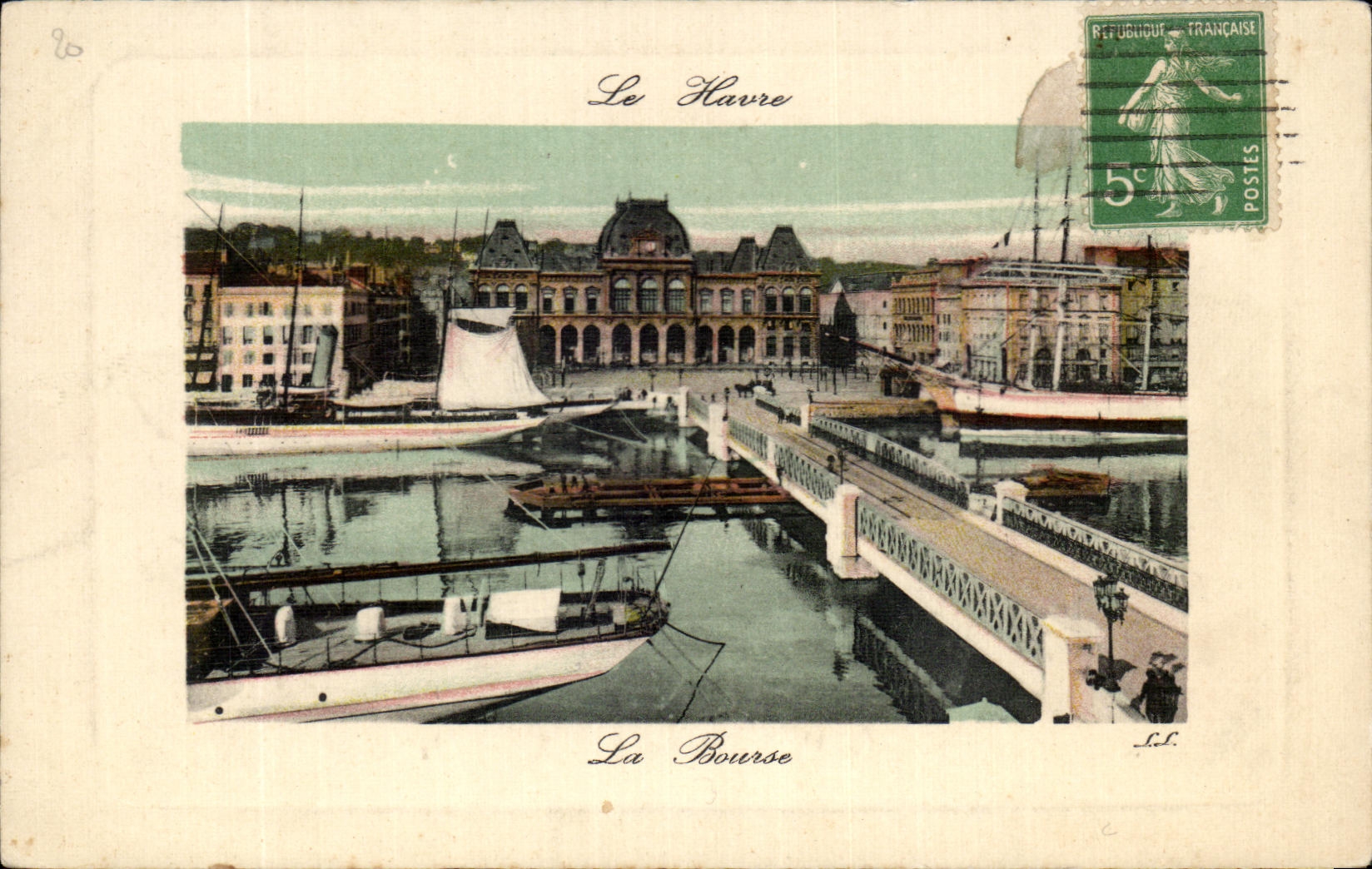 CPA Le Havre La Bourse Bateaux 