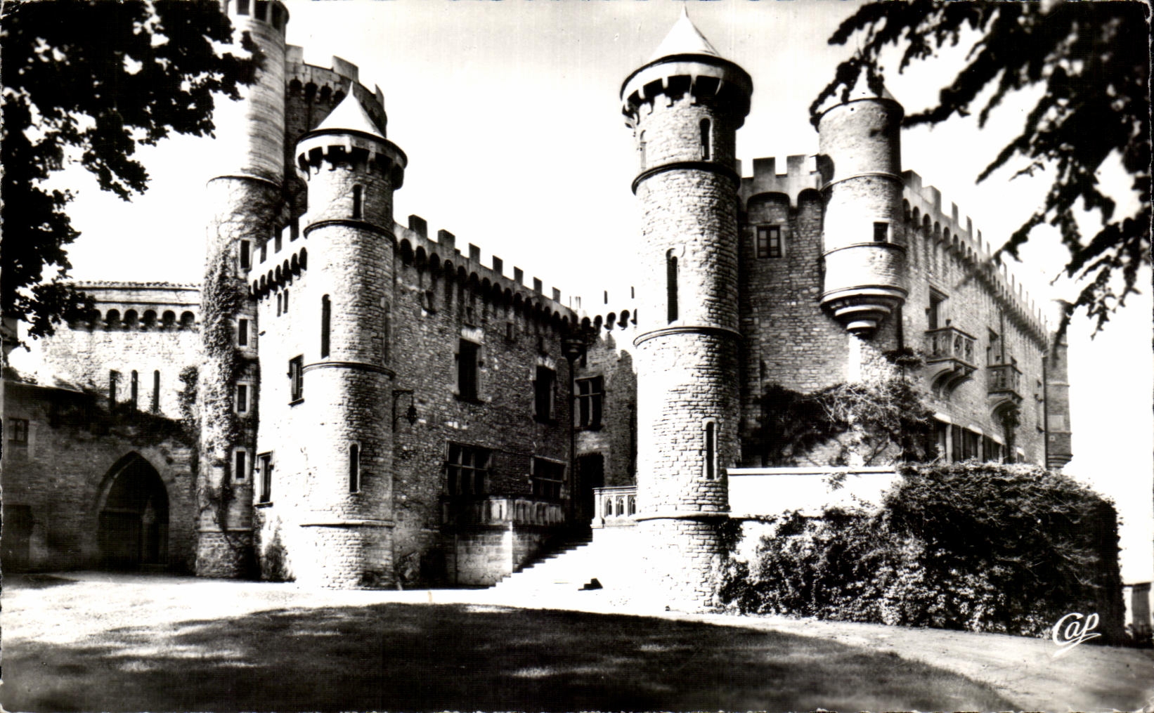 CPA De Villefranche In Beaujolais wine the Castle of Montmelas