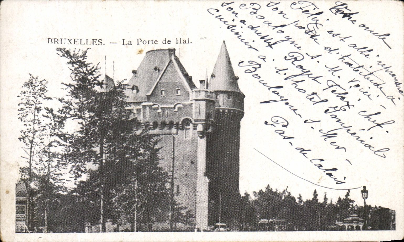 CPA Bruselas la puerta de Pasillo