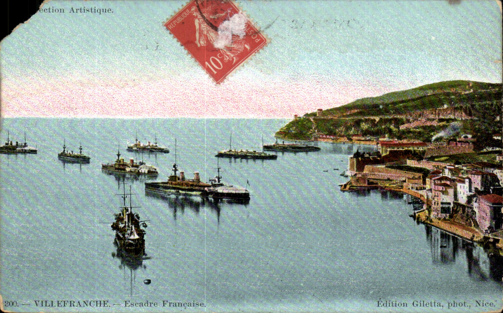 CPA Villefranche Escadre Francaise Bateaux