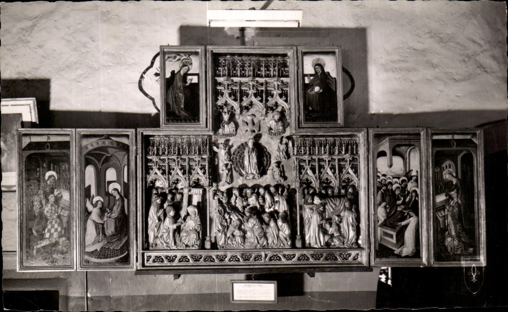 CPA Ternant Church Small Tryptique Life and Triumph of the Virgin