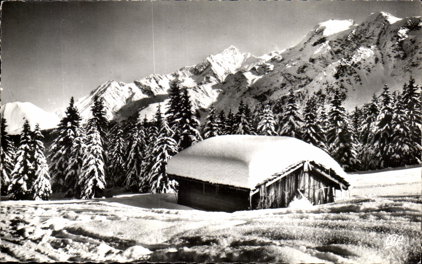 CPSM Neige Et Soleil Chalet 