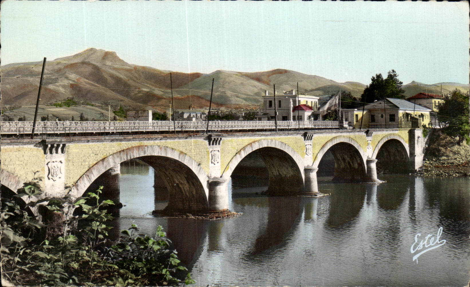 CPA Hendaye Free Spanish Border the Bridge