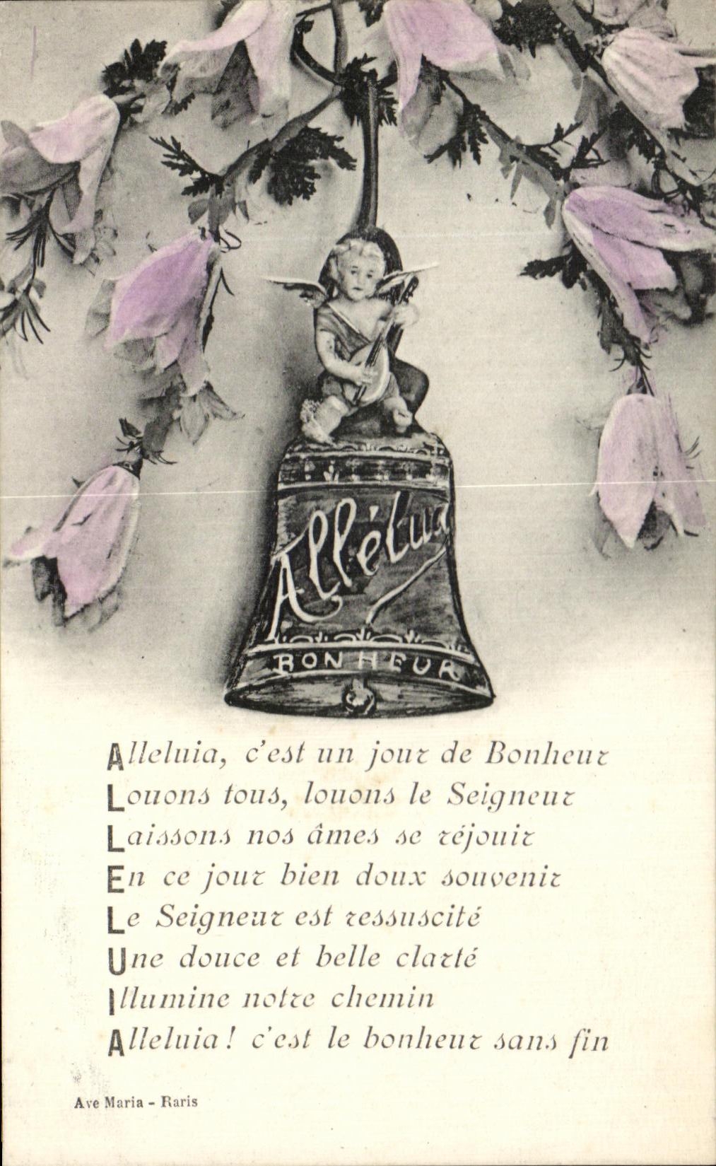 angel de Clocje de la aleluya de CPA