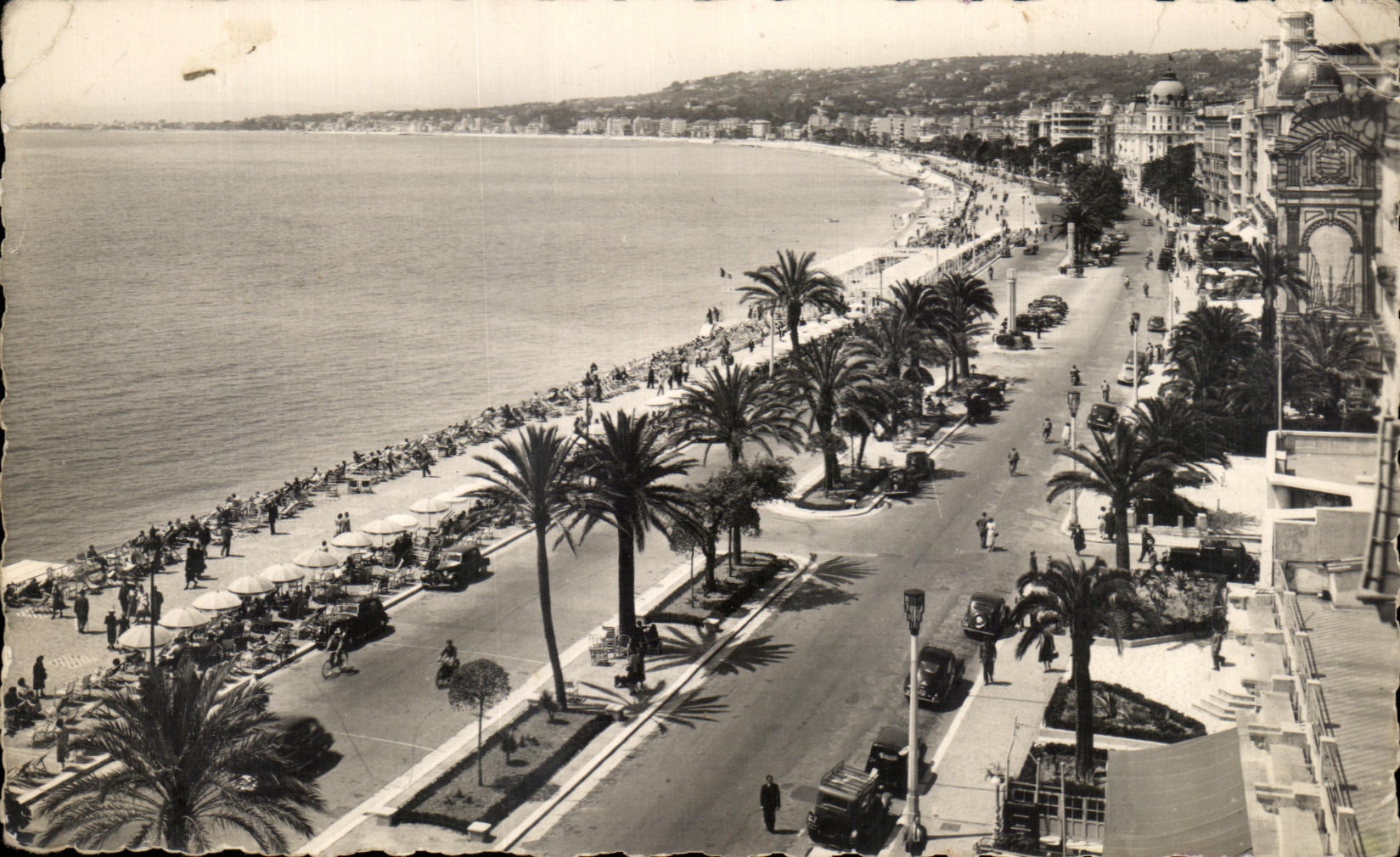 CPA Nice the Bay of the Angels Walk of the English