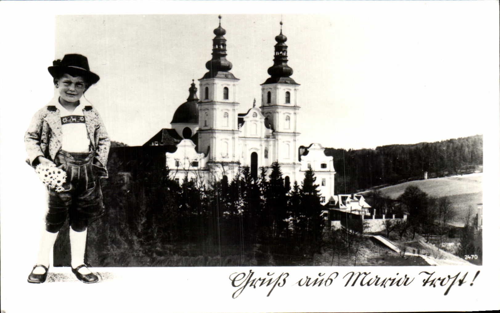 CPA Gruss auss Murvir Enfant