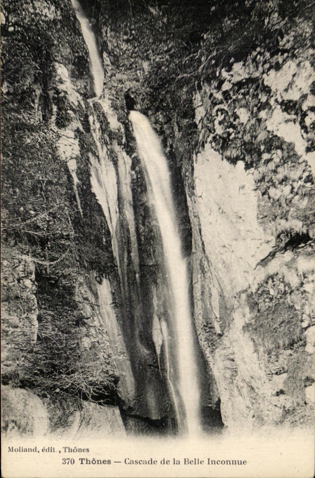 CPA Thones Cascade de la Belle Inconnue