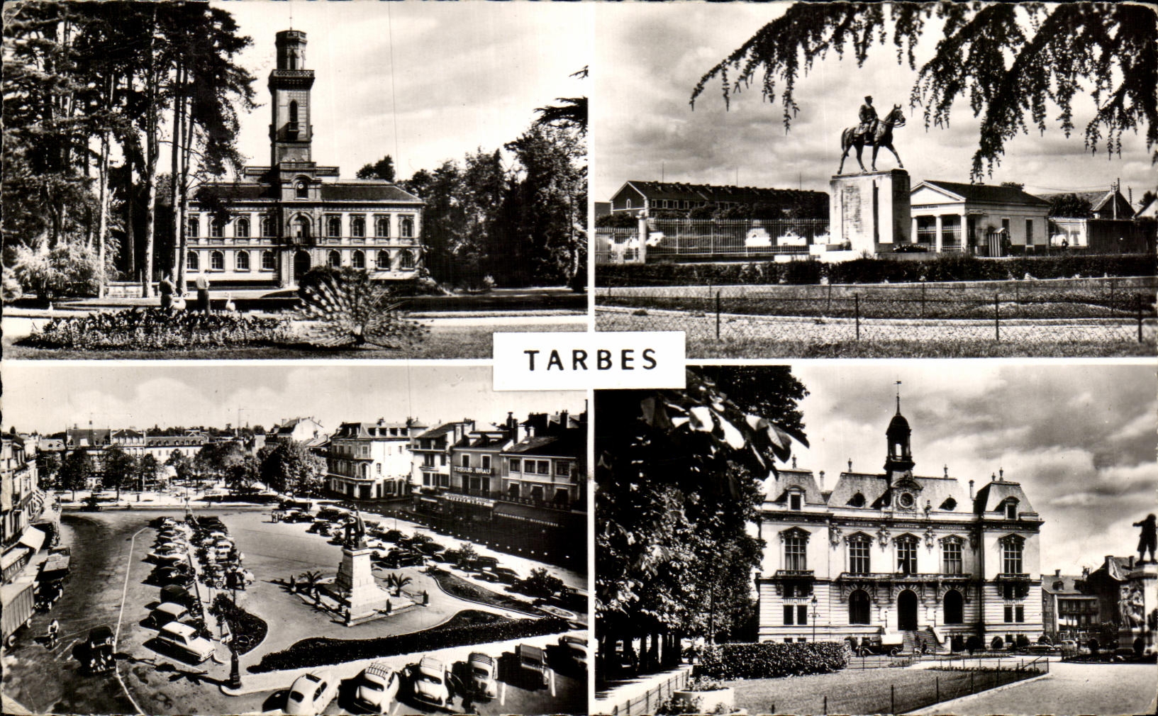 CPA Hutes Pyrenees Tarbes Jardin Massey Le Musee