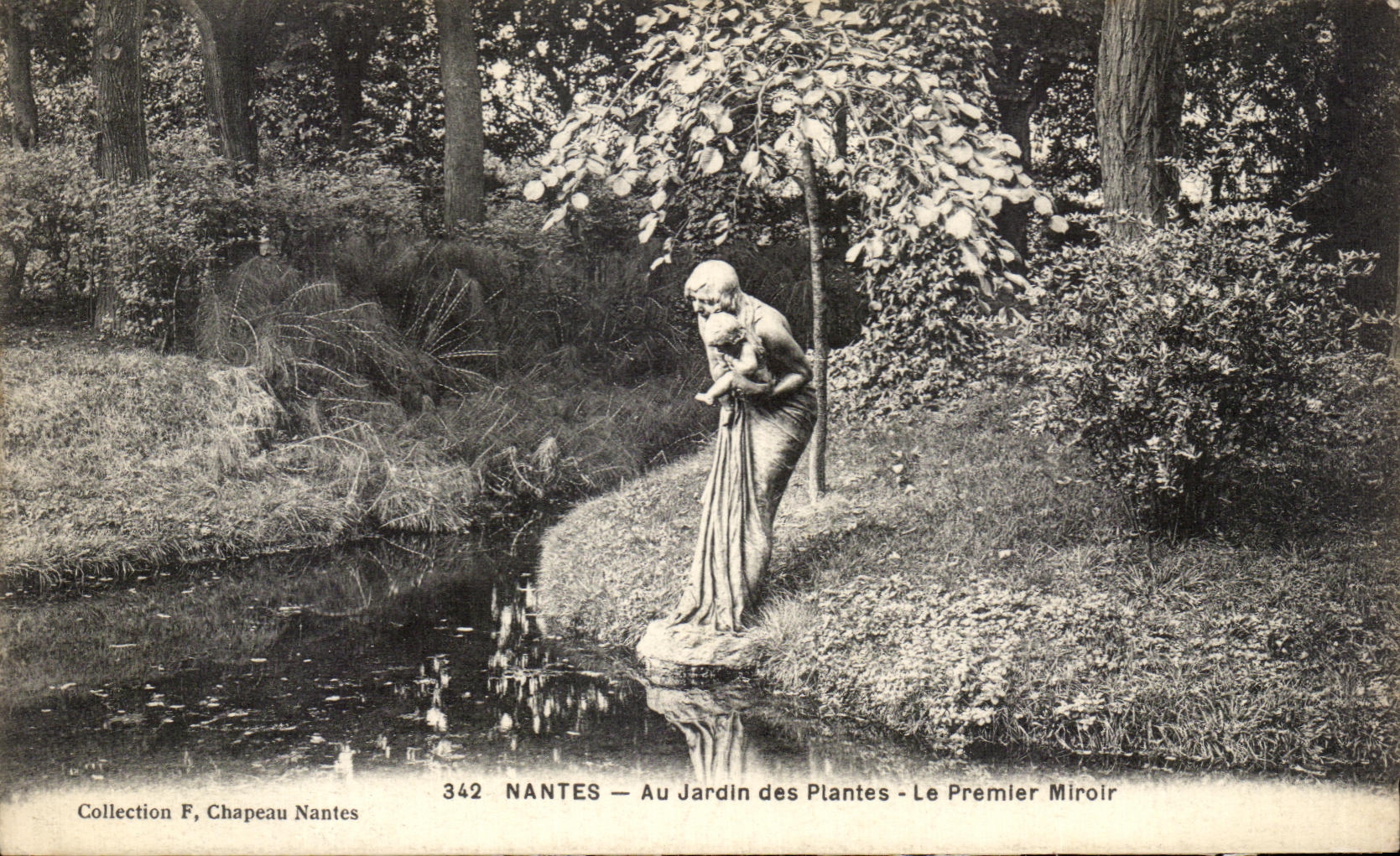 CPA Nantes With the Botanical garden the First mirror