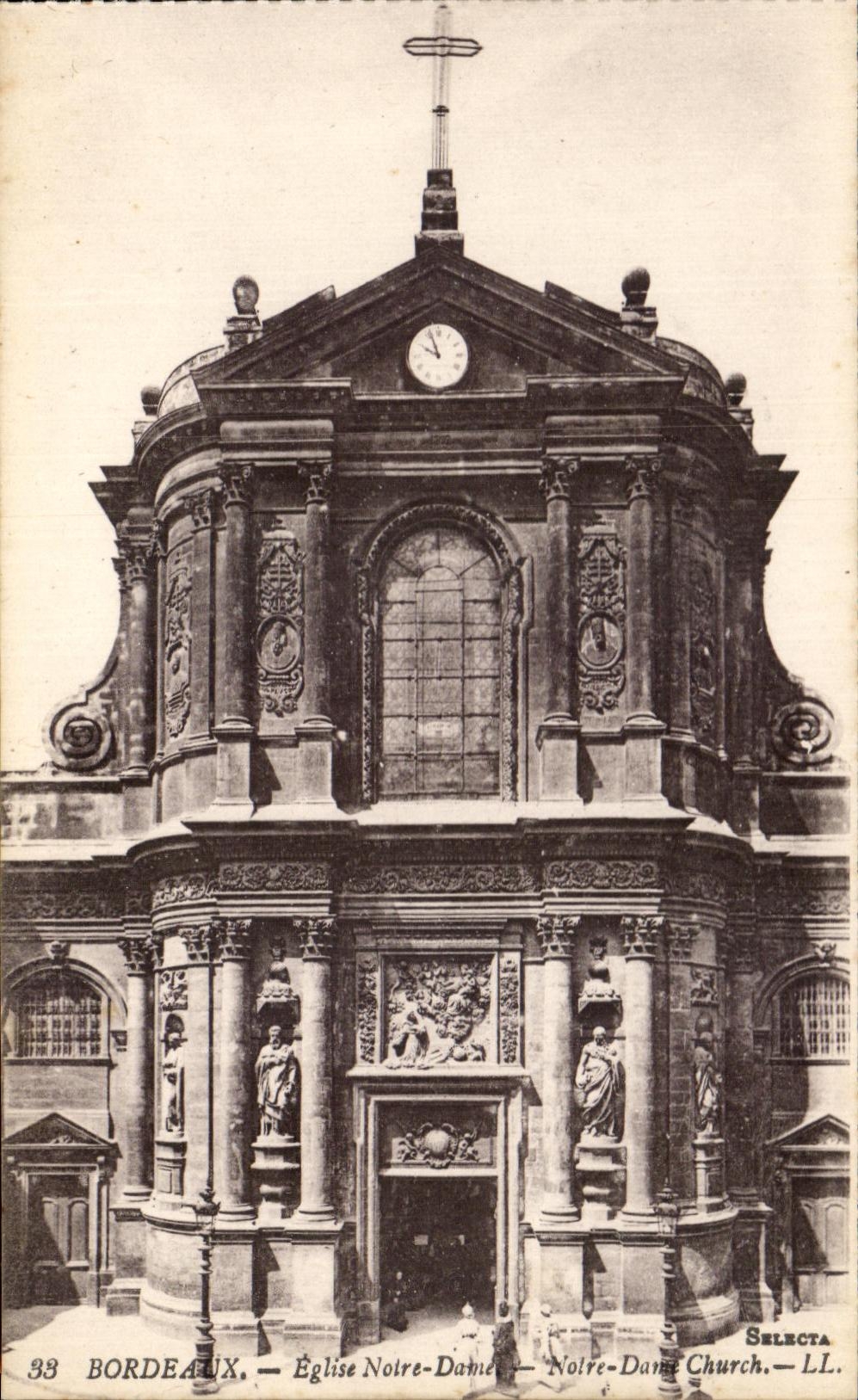 CPA Bordeaux Eglise Notre Dame