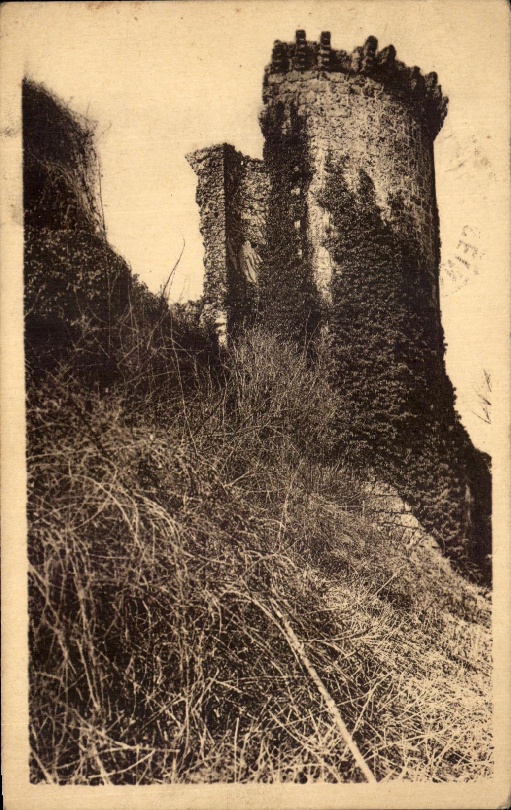 CPA Vallee de Chevreuse Chateau de la Madeleine La tour fendue