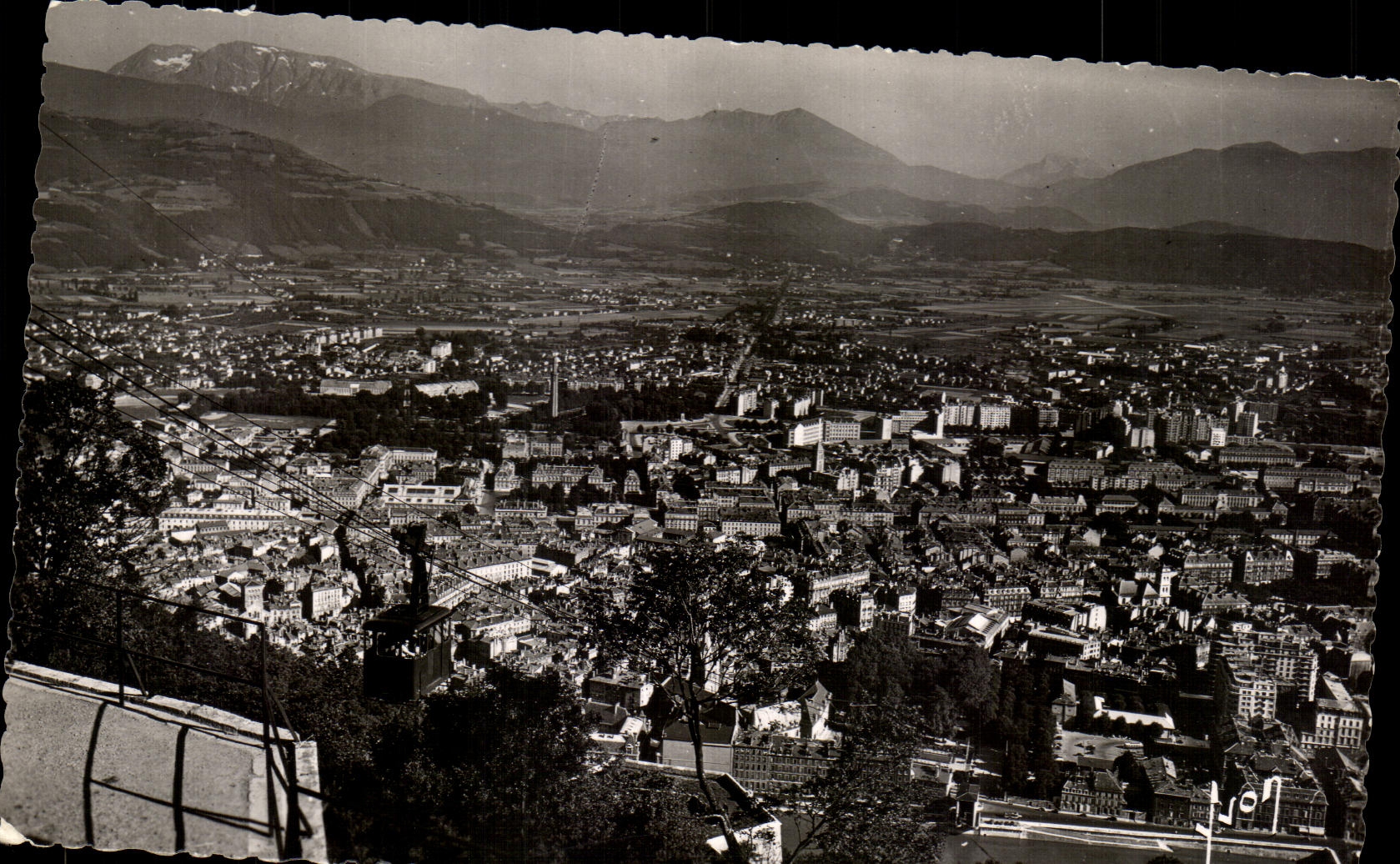 CPA Grenoble Vue Generale Prise de la Bastille