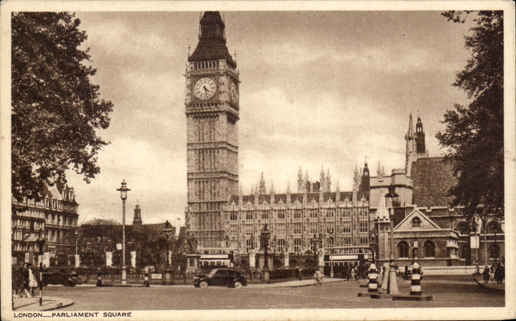 CPA London Parliament Public garden