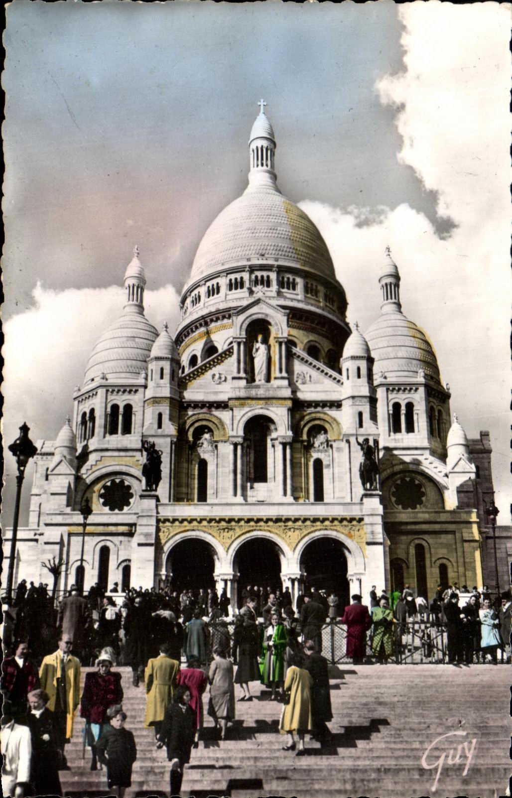 CPA Paris And Its Wonders the basilica of the Sacring Heart of Montmartre