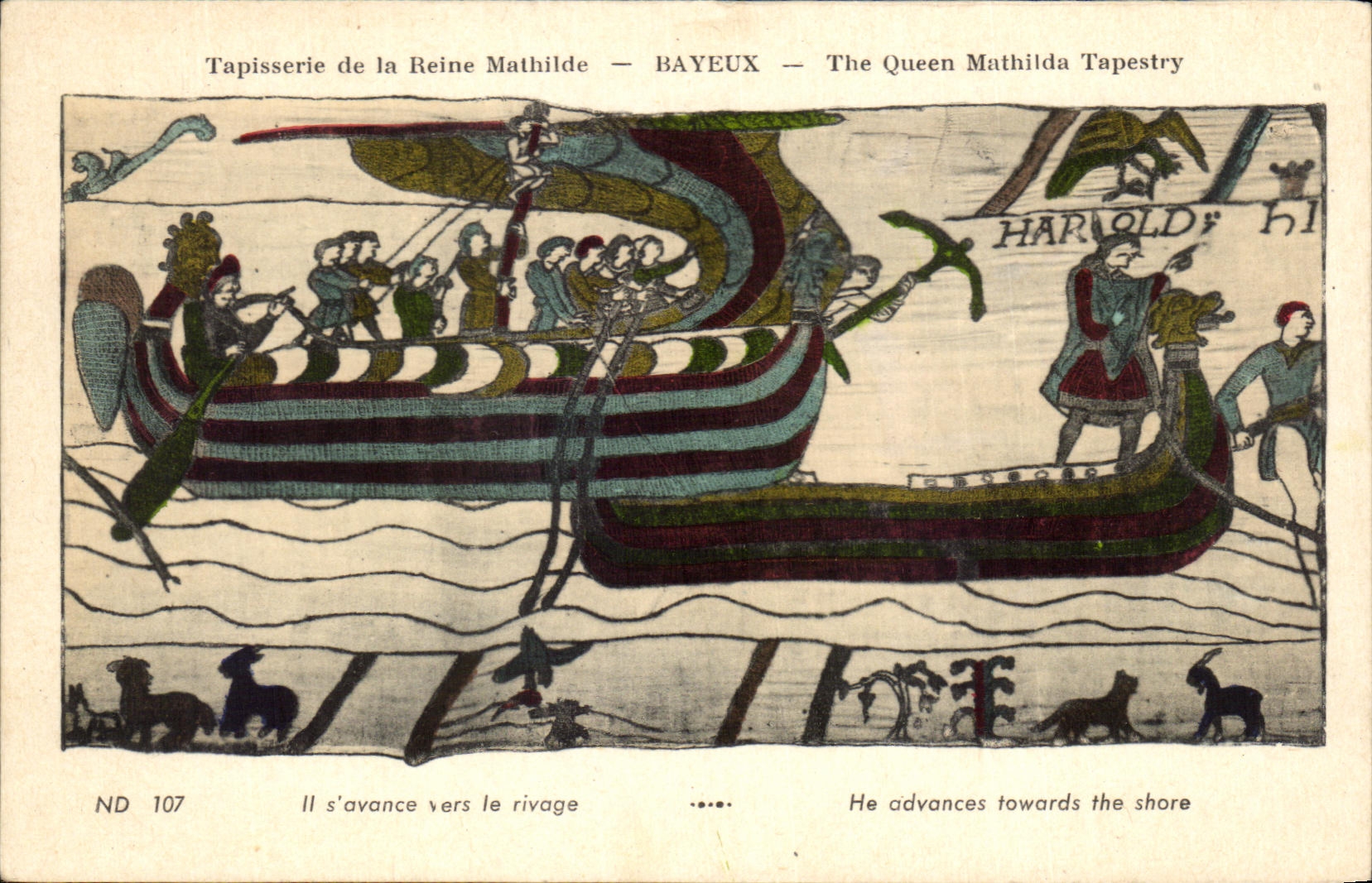 CPA Tapisseerie de la Reine Mathilde Bayeux