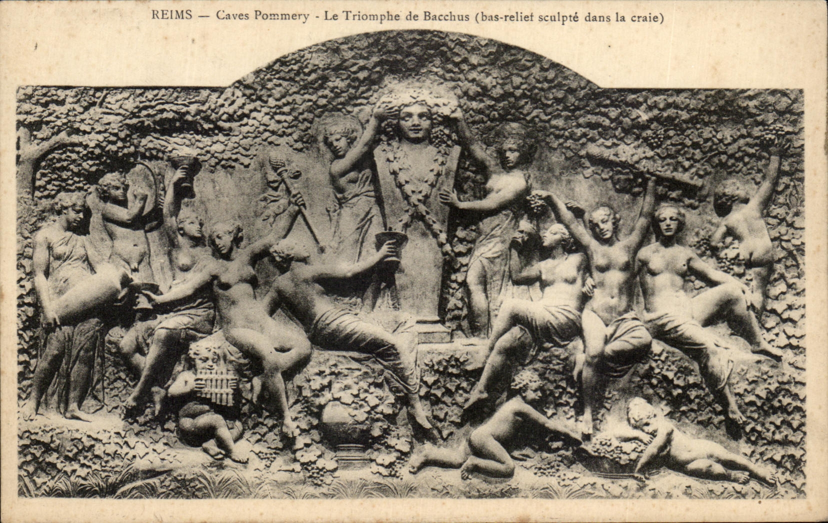 Hollow CPA Rheims Pommery Triumph of Bacchus