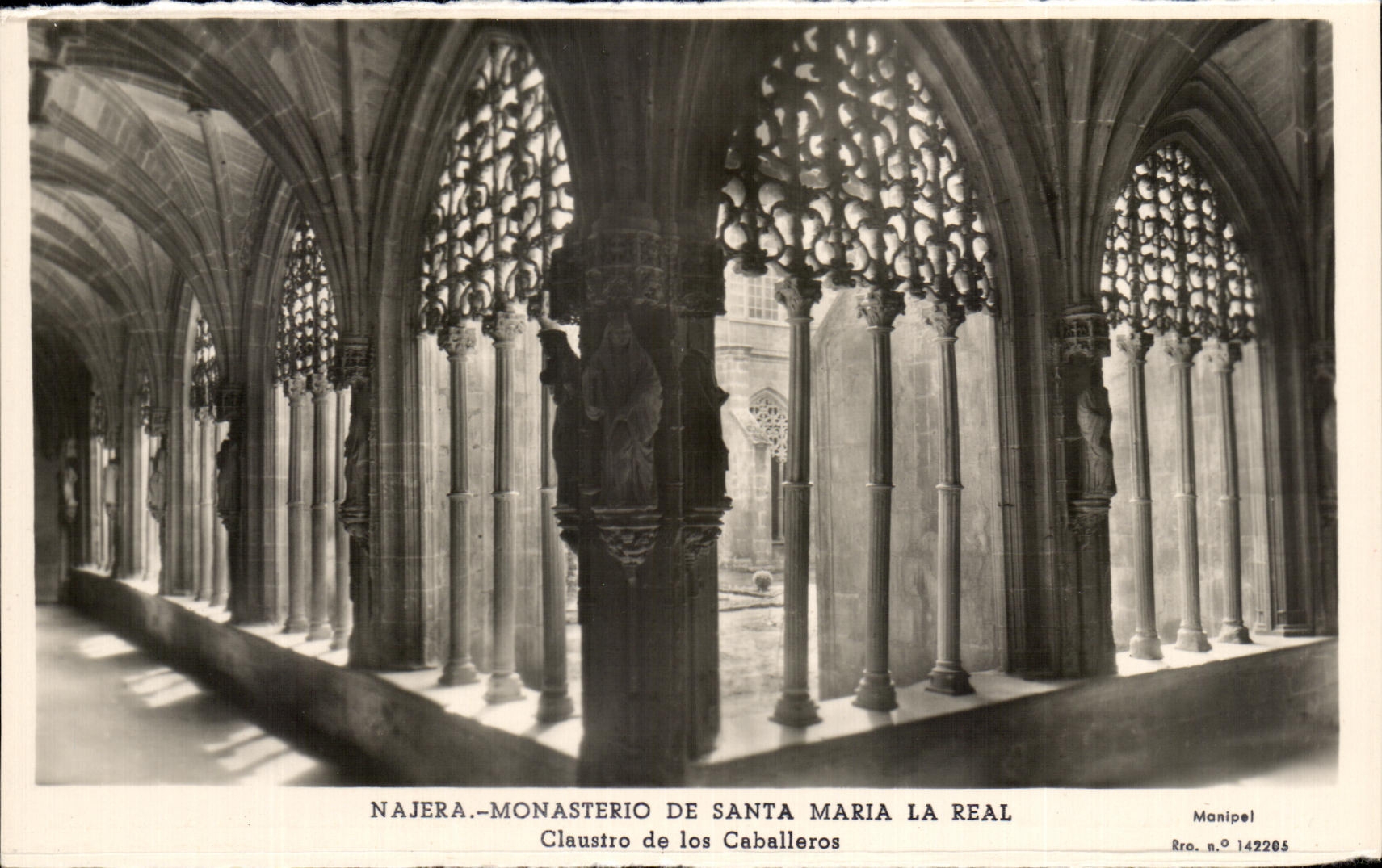 CPA Najera Monasterio De Santa Maria La Real Claustro de los Caballeros