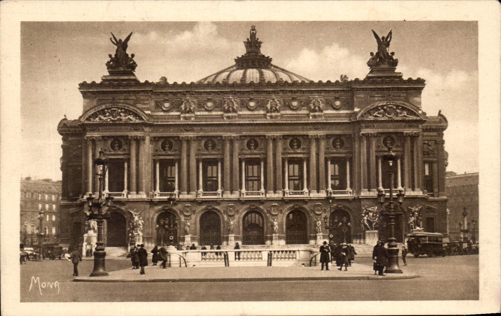 CPA Les Petits Tableaux De Paris L'Opera Construit par Garnier