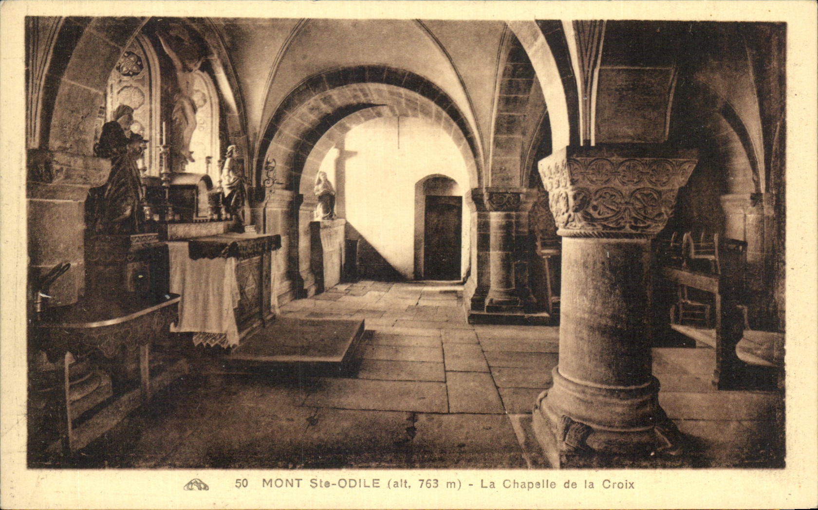 CPA Mont Ste Odile La Chapelle de la Croix