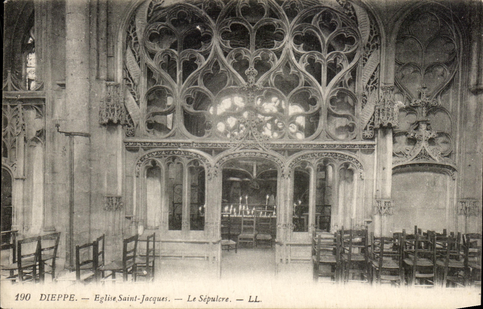 Santo Jacques de la iglesia de CPA Dieppe el sepulcro