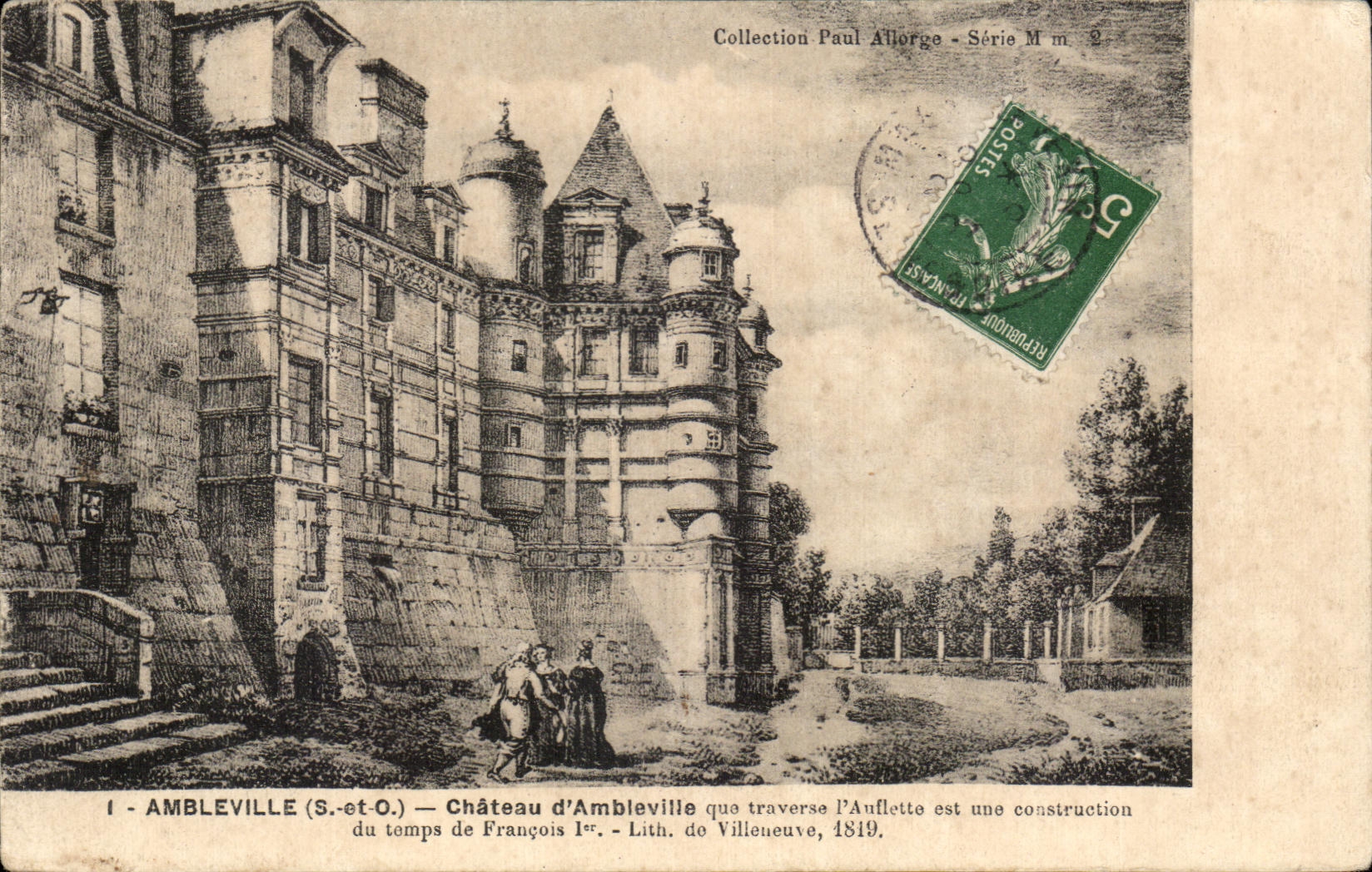 CPA Ambleville Castle of Ambleville