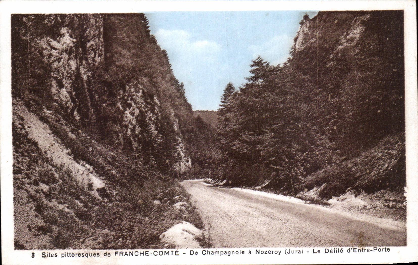 CPA De Champagnole has Nozeroy the Procession among Gate