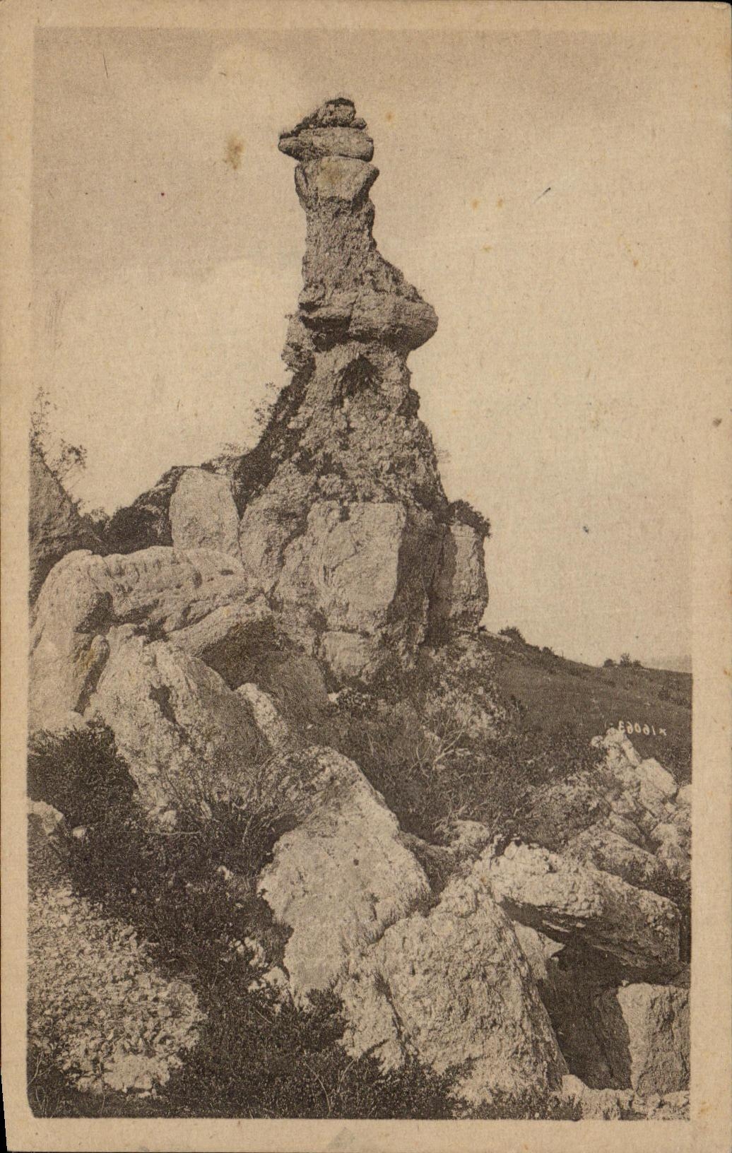 CPA the Jura Tourist Sirod Rock of the Gossip