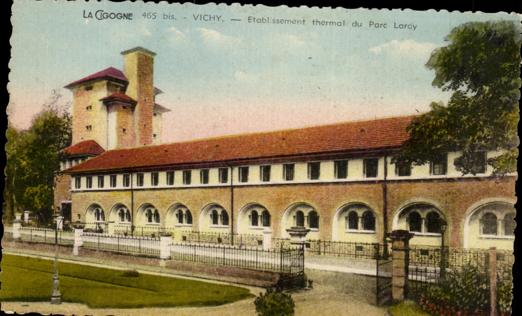 CPA Vichy Hydropathic establishment of the Lardy park