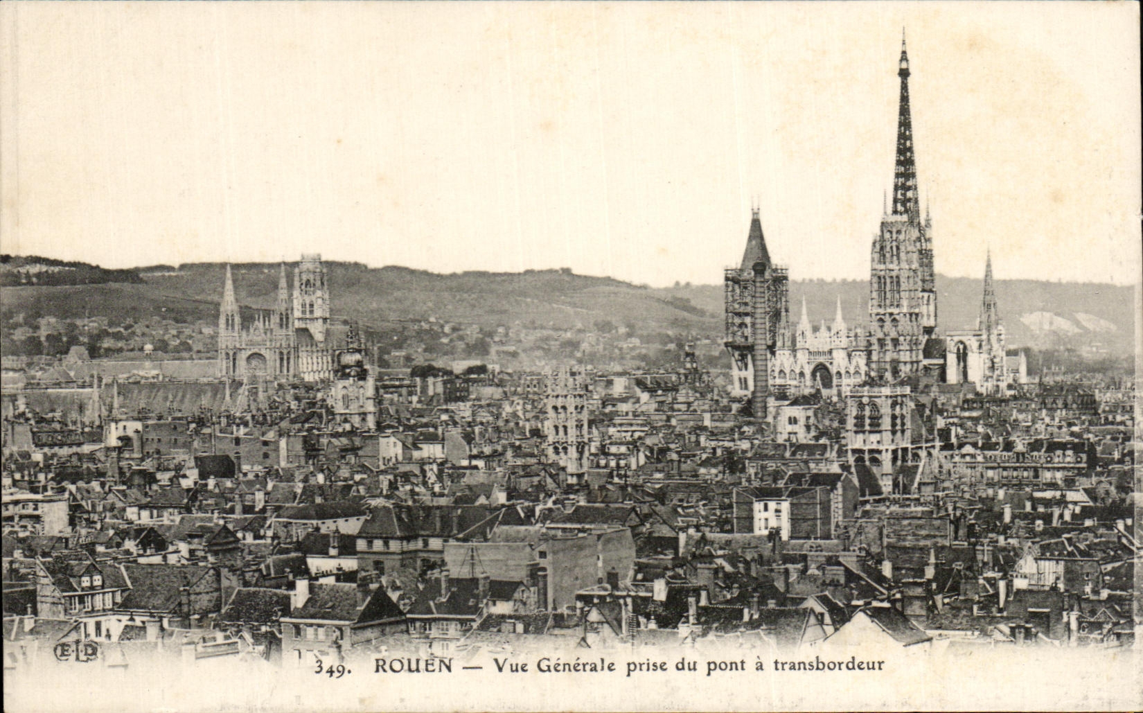 CPA Rouen View taken of the bridge has transporter