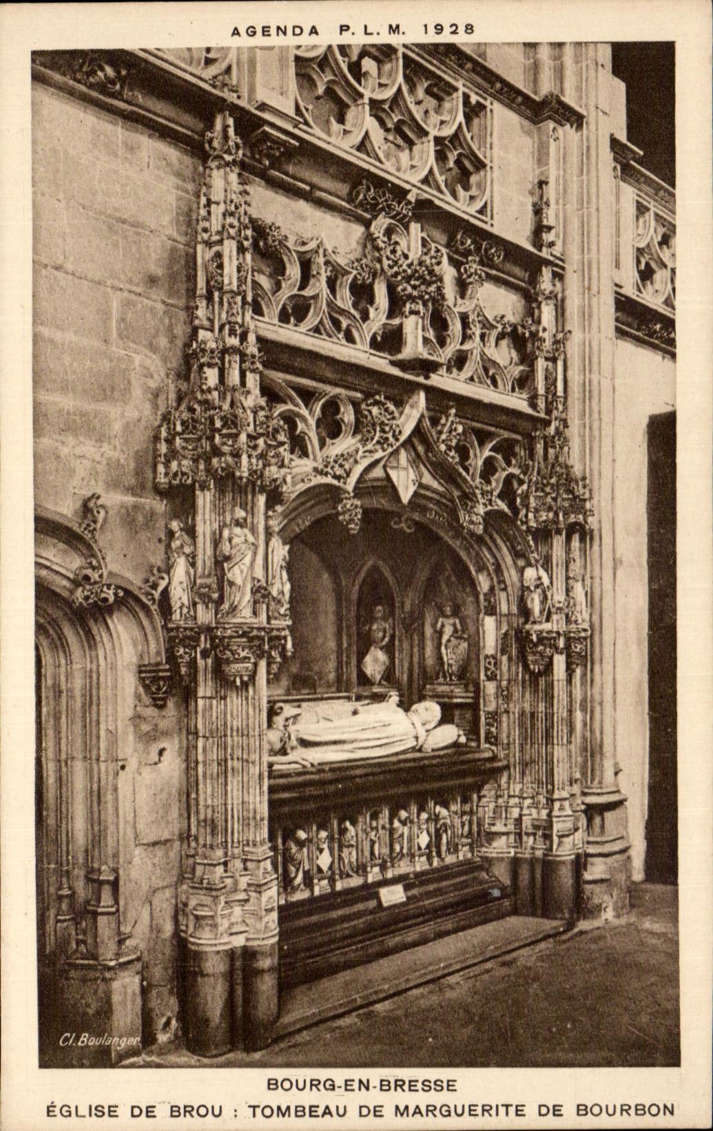 CPA Bourg En Bresse Eglise De Brou Tombeau De Marguerite De Bourbon