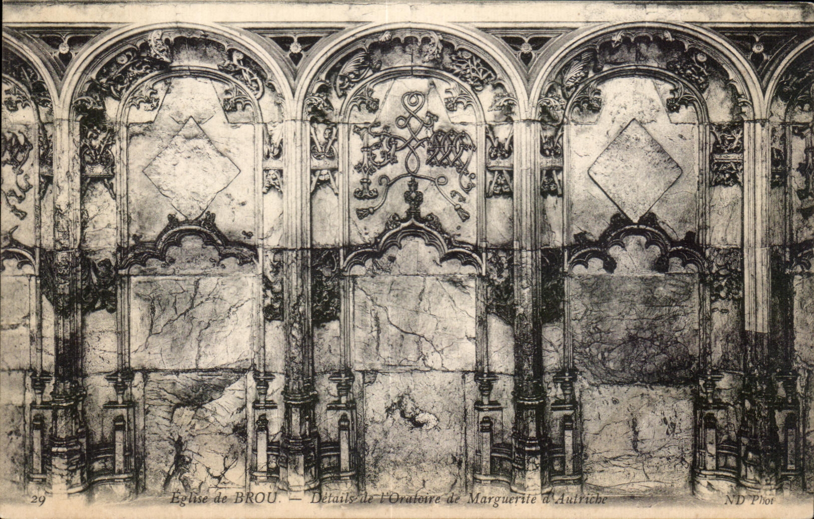 CPA Eglise De Brou Details de I'Oratoire de Marguerite d'Autriche
