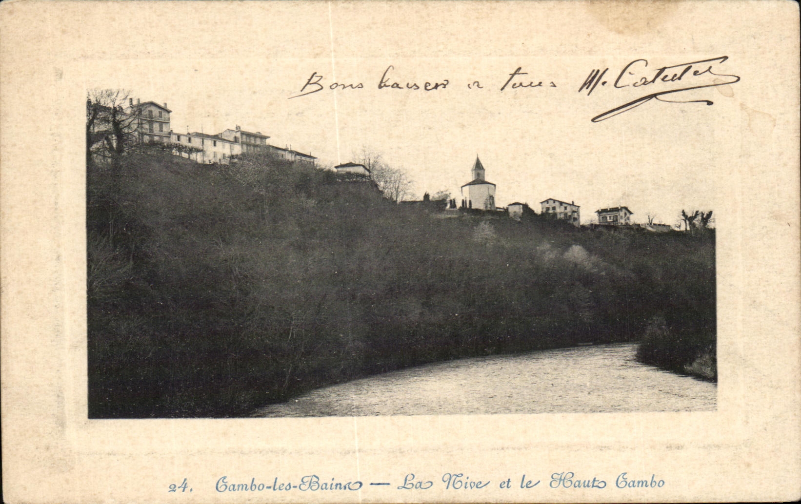 Les Bains Nive y alto Cambo de CPA Cambo