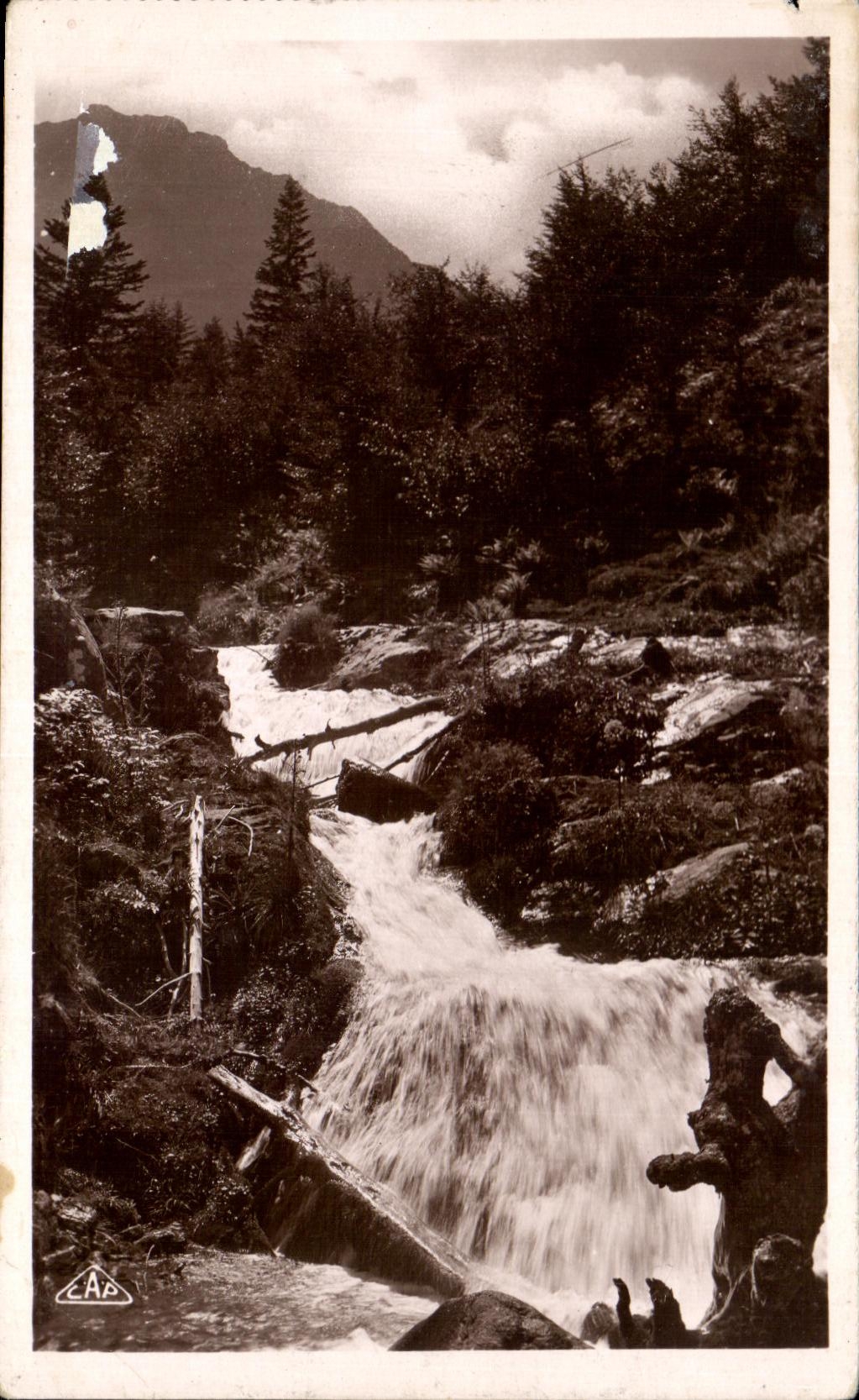 CPA Bagneres De Bigorre Cascades Of Chiroulet