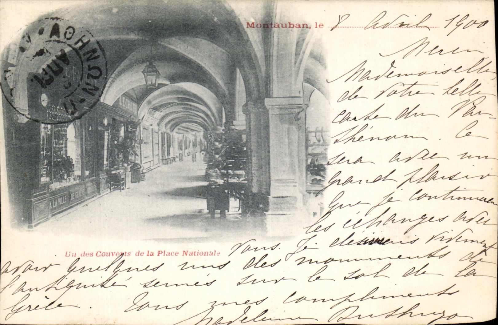 CPA Montauban One Of the Convents Of the National Place