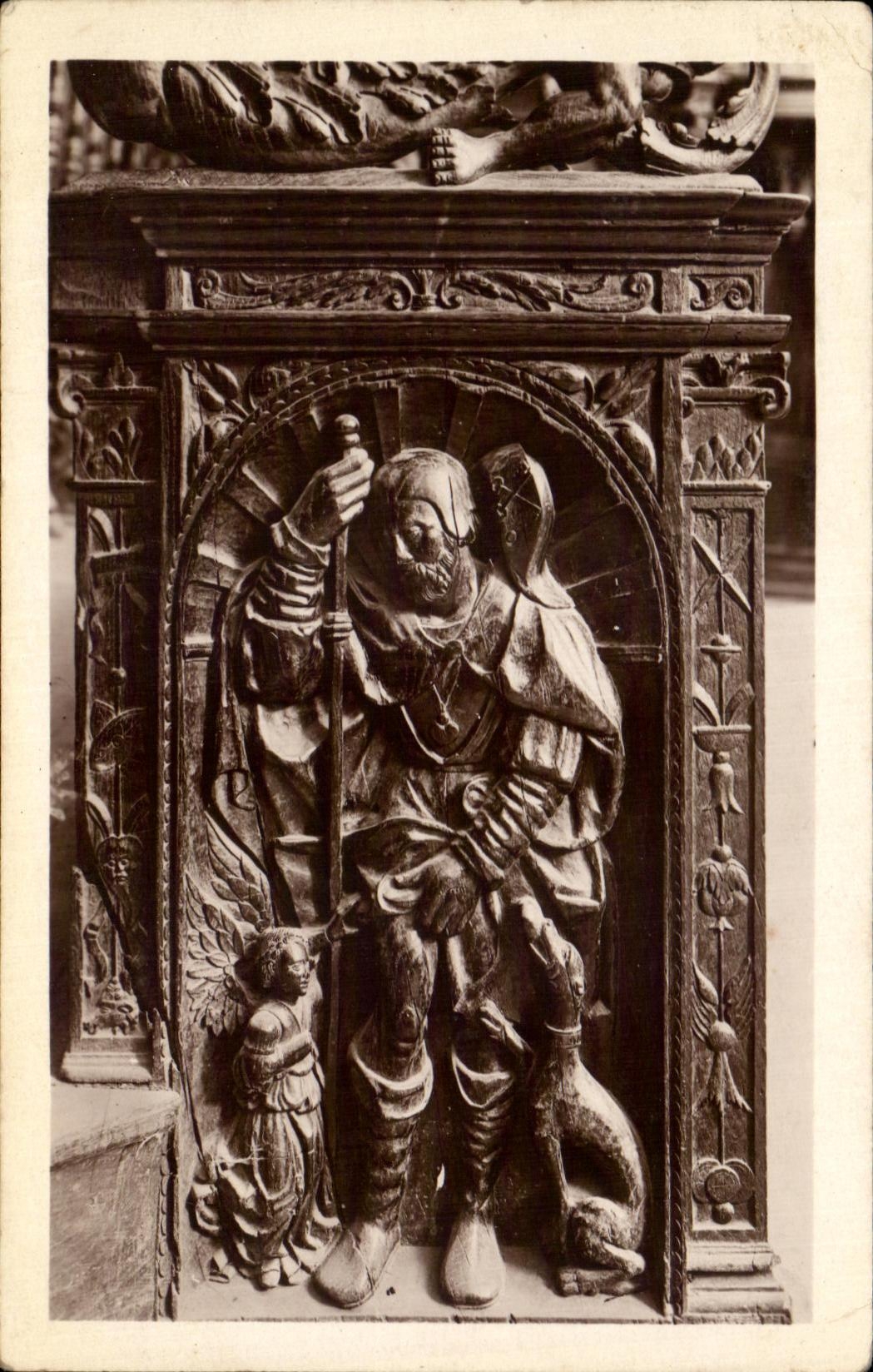 CPA Cathedrale De Saint Bertrand De Comminges Woodworks Renaissance