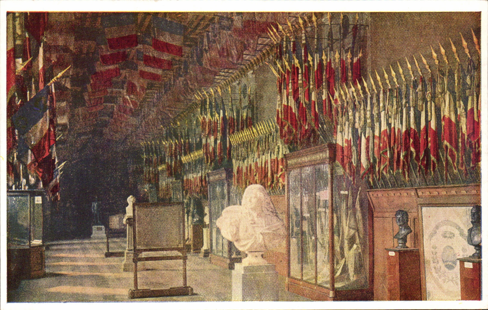 CPA Hotel Of Invalides the Room of the Militaria Flags